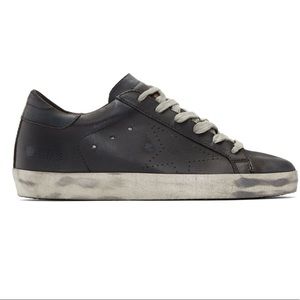 Golden Goose Black Superstar Sneakers 37